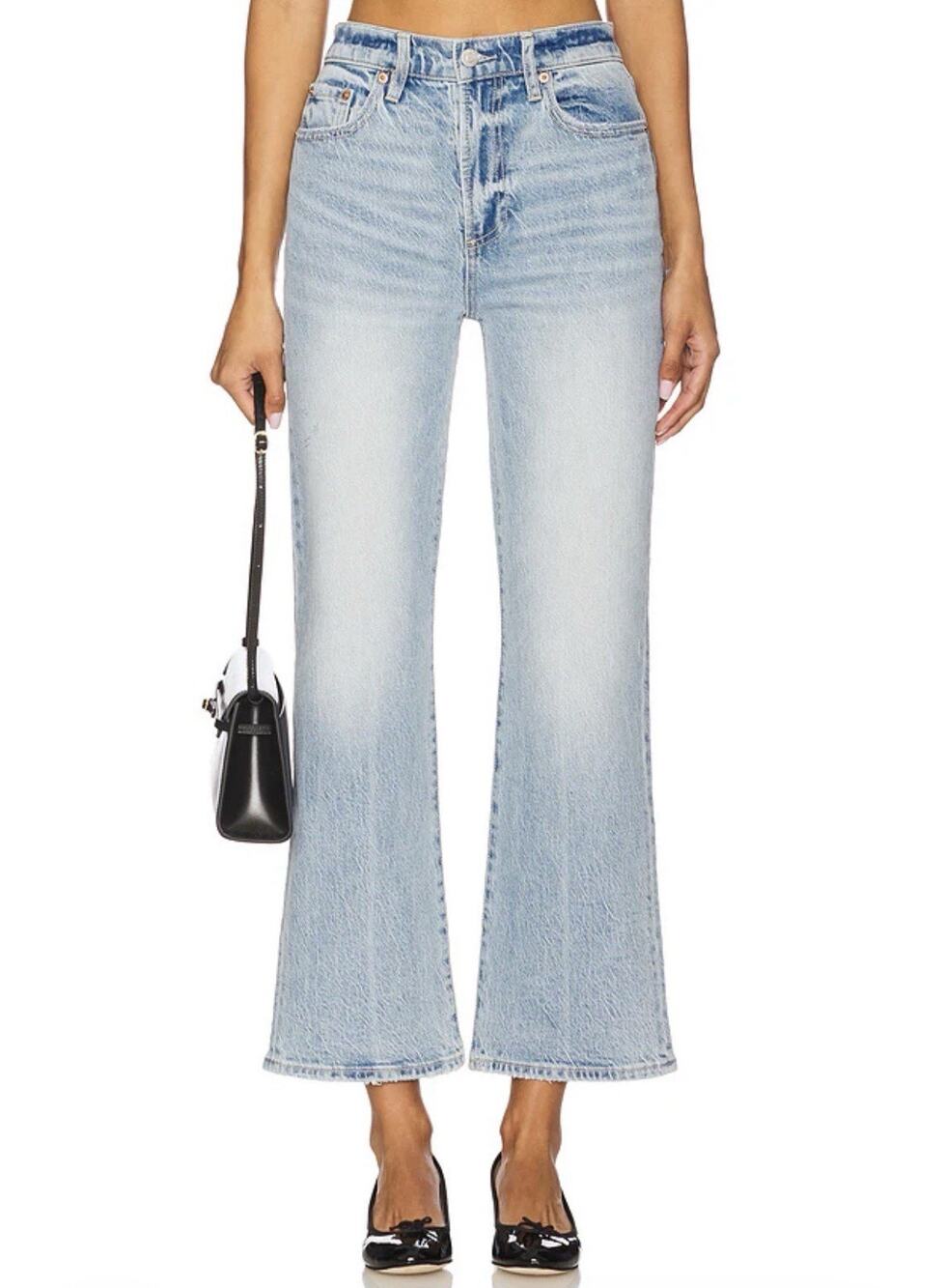 PISTOLA Ally High Rise Vintage Ankle Boot Jeans Women’s Size 29 High Tide Crop